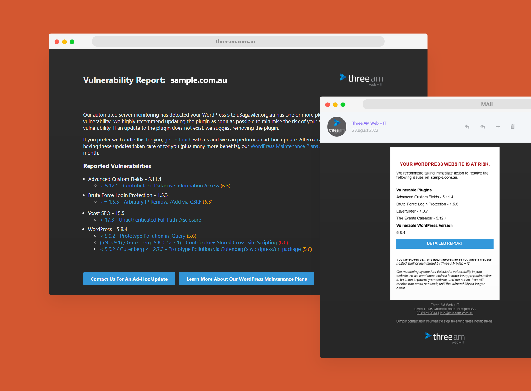 WordPress Vulnerability Reports now active
