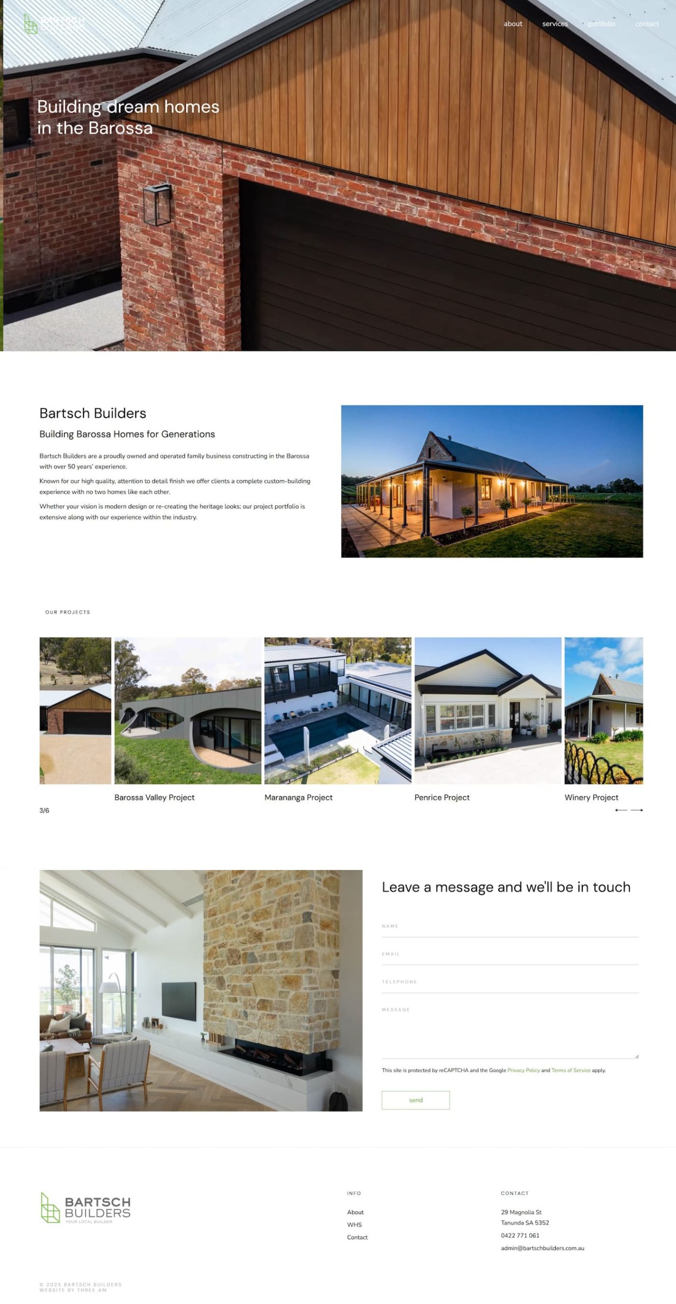 Bartsch Builders - Building dream homes in the Barossa