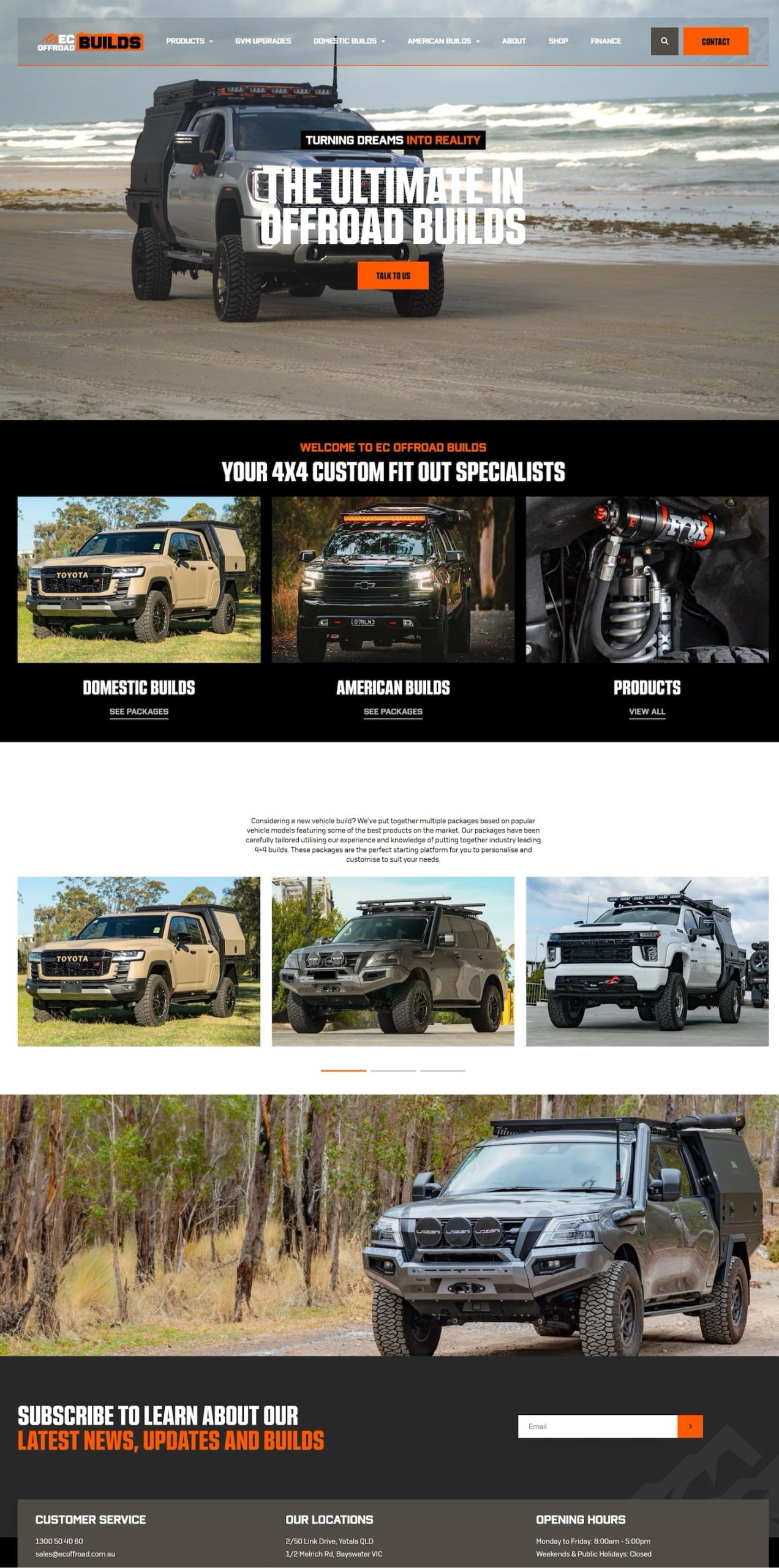 EC Builds - The Ultimate in Offroad Builds